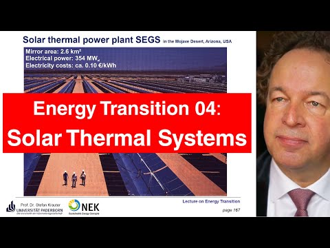 Lecture 04 Energy Transition - Solar thermal energy