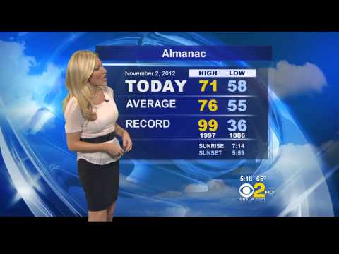 Jackie Johnson 2012/11/02 CBS2 HD