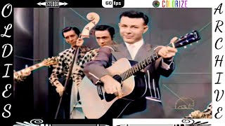 Jim Reeves - Waitin’ For A Train (Live TV Show, 1956) [Colorize + Stereo Mix + 60fps]