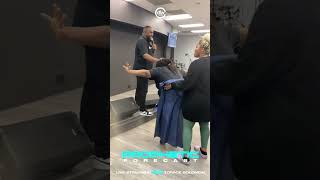 During our last prophetic chapel God gave me a word of knowledge about this woman’s son!