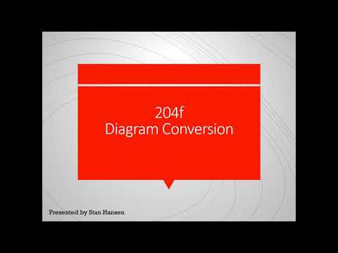 204f   Diagram Conversion Part 1 2021