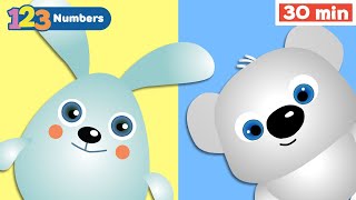 Learn Numbers With Funny Animals for Toddlers | Early Learning Videos for Baby Brain Development