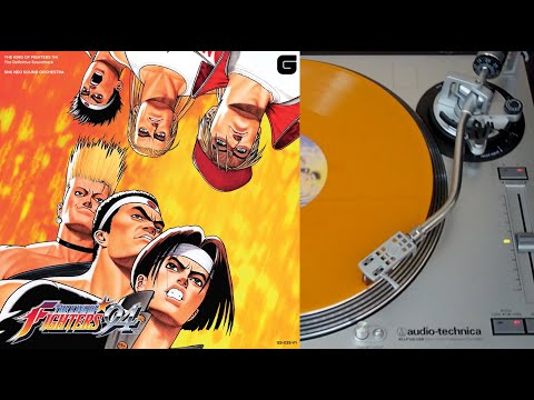 The King Of Fighters '94 The Definitive Soundtrack - OST vinyl collector LP face A (Brave Wave)