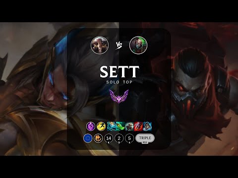 Sett Top vs Singed - EUW Master Patch 13.18