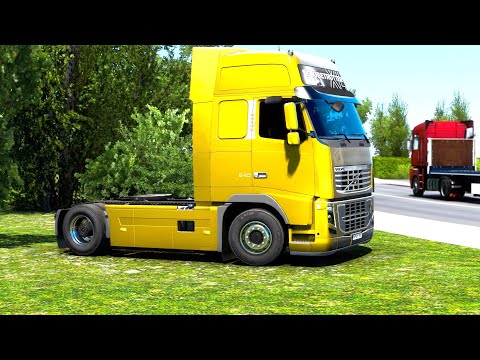 ETS 2 - Volvo FH16 Classic Transporting Beverages from Limoges to Bourges