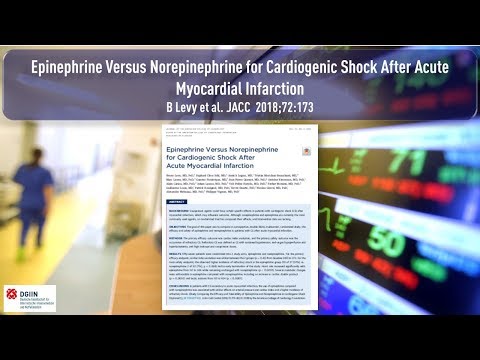 Adrenalin Versus Noradrenalin bei Patienten mit infarktbedingtem kardiogenem Schock