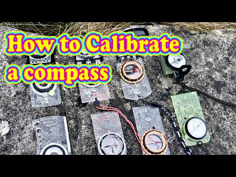 How to calibrate a compass
