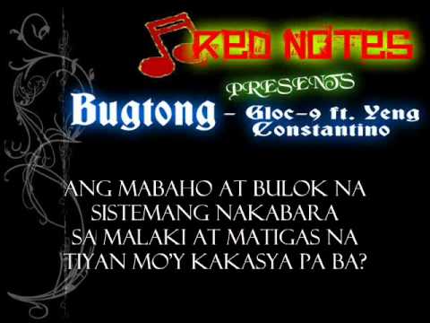 Bugtong - Gloc-9 ft. Yeng Constantino Lyrics HD ( Red Notes Productions )