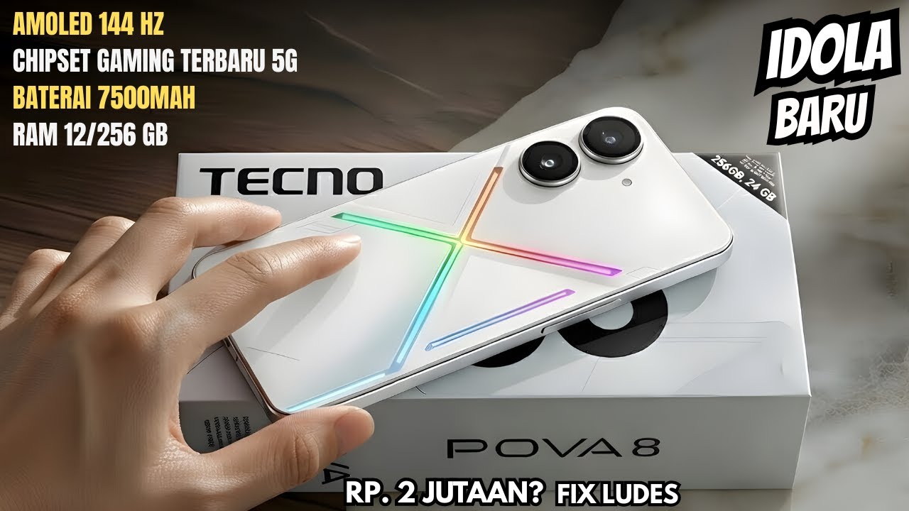GEBRAKAN PALING GILA, INFINIX BISA DIBIKIN MALU‼️TECNO POVA 8 RESMI DATANG BAWA KEJUTAN