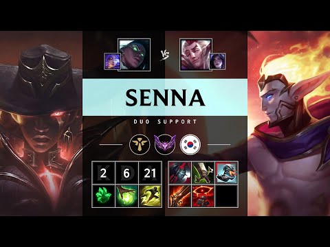 Senna Support vs Rakan - KR Master Patch 25.18