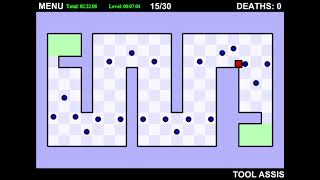 [TAS] The World's Hardest Game in 5:03.19 (resolution 611.88 x 445)