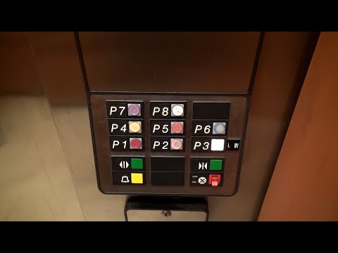 Fast Otis Elevonic 401 Elevators at the 801 Parking Garage in Richmond, VA