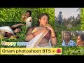 Onam Photoshoot BTS Happy Onam Onam Photoshoot BTS Traditional