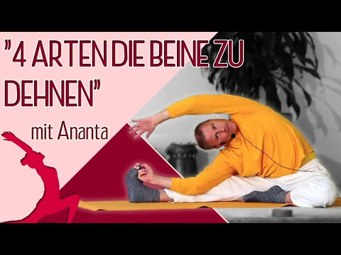 "4 Arten die Beine zu dehnen" Mittelstufe mit Ananta - Yoga Vidya Live - 16:15 - 24.04.2021