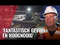 Unieke operatie: enorm dakdek Station Zuid 115 meter verplaatst