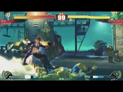 SF4:Matsuri (Vi) vs Spanky (Blanka) - Team Yokohama vs Team Magician B - 17-09-2009