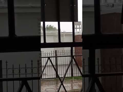 Pergamino pcia de buenos Aires lluvia y tormenta eléctrica ⛈️20/4/26 #lluviasfuertes #tormenta