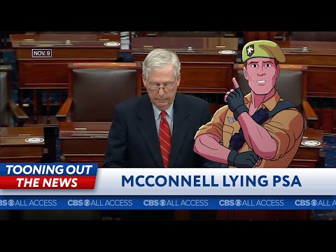 米奇-麥康奈爾吸取了關於撒謊的教訓。 (Mitch McConnell learns a lesson about lying)