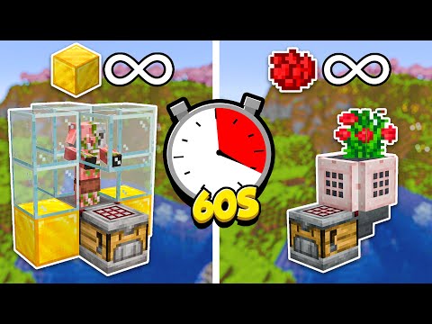 10 CRAFTER USES IN 1 MINUTE! - Quick and Easy Farms in Minecraft 1.21