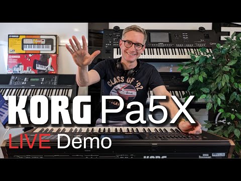 🎥 LIVE Korg Pa5X Demonstration & Review | LOTS OF PLAYING