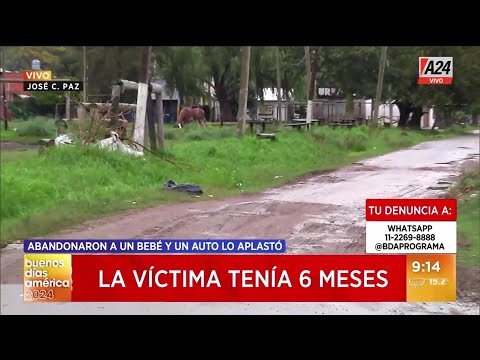 🚨 Horror en José C. Paz: abandonaron un bebé en una bolsa y lo pisó un auto