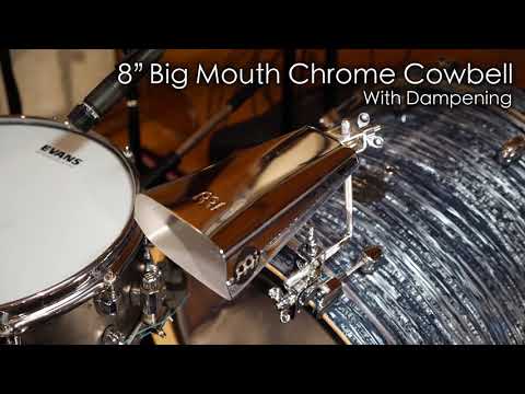 Meinl Percussion 8" Big Mouth Steel Cowbell, Chrome Finish, 2 Year Warranty (STB80B-CH) image 2