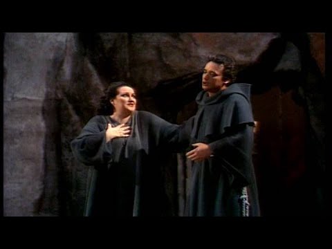 Montserrat Caballe  "Lieta poss'io precederti" final scene La forza del destino
