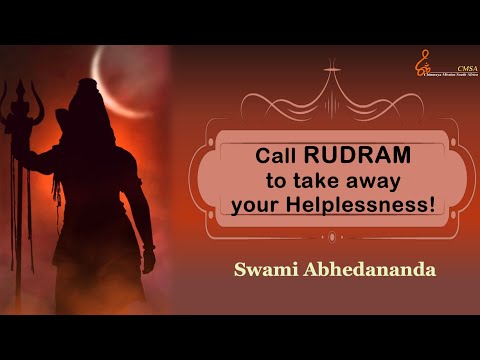 Call Rudram to take away your helplessness | Swami Abhedananda | Chinmaya Mission SA | #Shivaratri