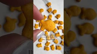 Hidden Veggie Gluten-Free Goldfish Crackers - only 4 ingredients! #kidapproved #kidrecipe