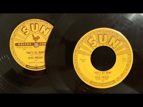 Elvis Presley: That's All Right -original records