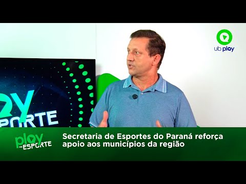Secretaria de Esportes do Paraná reforça apoio aos municípios da região