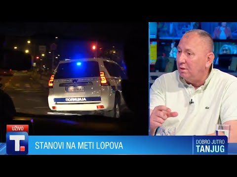 DOBRO JUTRO TANJUG - Stanovi na meti lopova • Uglješa Grgur, privatni detektiv