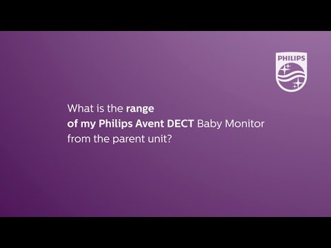 Philips Avent DECT kūdikių stebėjimo įrenginys SCD715/26 video