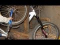 Замена передней вилки велосипеда, как снять. Рулевая колонка 1 1/8"d:28.6 