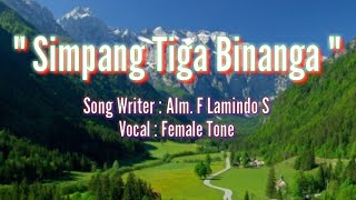 Download lagu Karaoke Lagu Karo - Simpang Tiga Binanga - Patam Salih mp3 Download lagu Karaoke Lagu Karo - Simpang Tiga Binanga - Patam Salih mp3