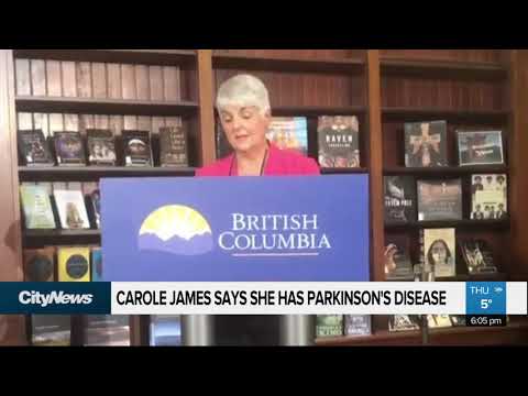 Carole James says she has Parkinson's disease