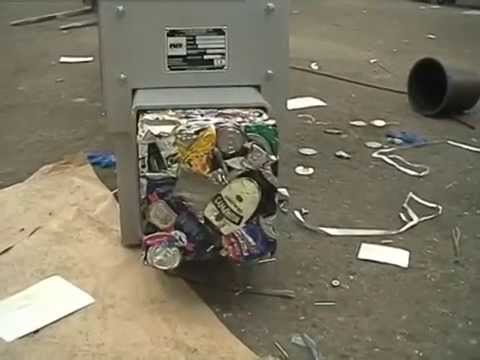 Presse canettes et boites en alu/acier - McINTYRE - 1000 kg/h -METALLICAN-M20_3