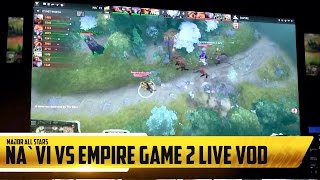 Na`Vi vs Empire Game 2 live VOD @ Major All Stars
