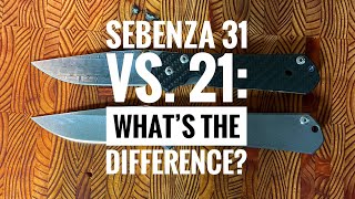 Chris Reeve Sebenza 21 & 31: How can you tell the difference? Which one is better?