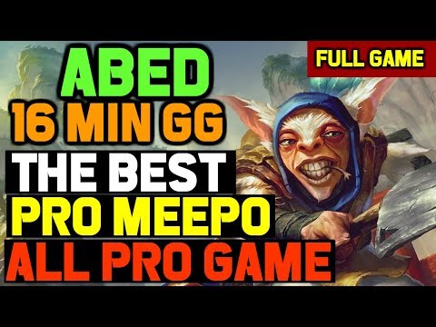 WHEN Abed Plays MEEPO in a Game FULL of PROS