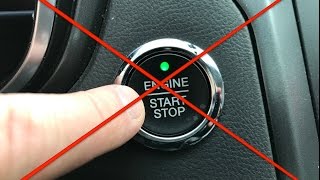 What happens if you push the button WHILE driving ? ( Don't try this in your own car )