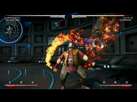 MKX | Dragon Breath Bo Rai Cho 67-68% Combo