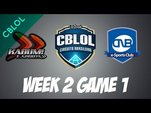KaBuM vs CNB | Game 1 | HIGHLIGHTS | CBLoL 2017 Spring split