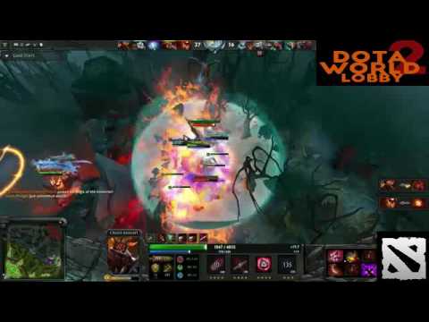 DOTA 2 Ranked Gameplay    Miracle  Chaos Knight RAID BOSS 5500 HP Super Tank   Highlights
