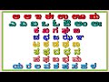 Kannada Vernamala Kannada Swaragalu Vyanjanagalu Kannada Aksharamala Writing Reading Swaragalu
