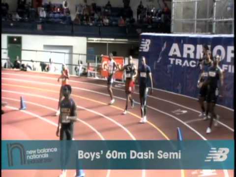 Boys 60m Semi Heat 2 - New Balance Indoor Nationals 2011