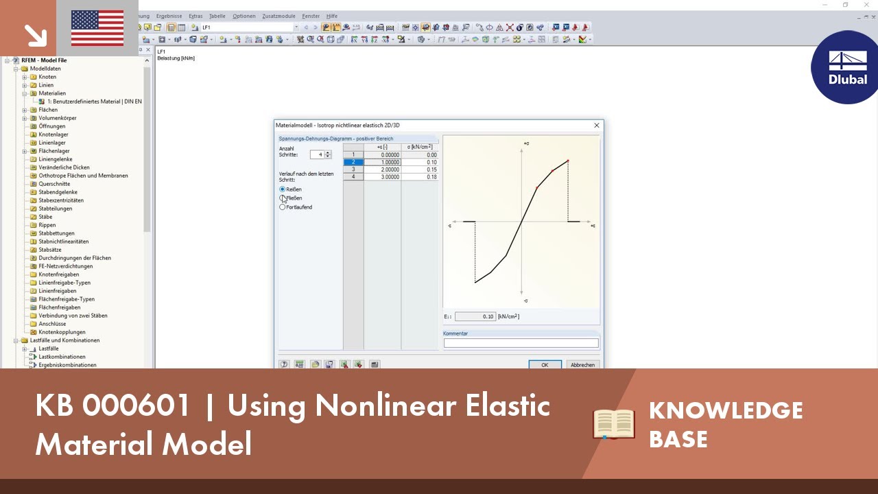 KB 000601 | Using Nonlinear Elastic Material Model