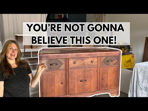 ¡Impresionante restauración de un aparador Art Déco! (Parte 2 y anuncio del ganador)