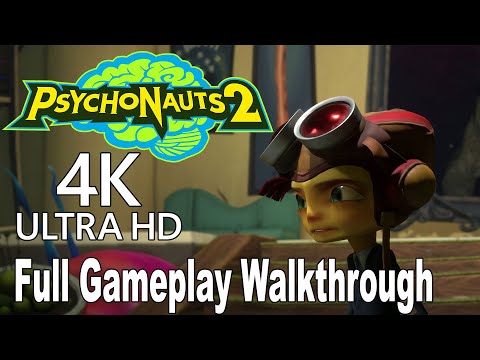 Psychonauts 2 - Full Gameplay Walkthrough [4K]