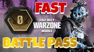 FASTEST WAY TO LEVEL UP WARZONE MOBILE BATTLE PASS|WZM TIPS AND TRICKS
